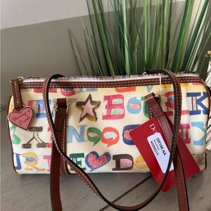 ‼️SOLD‼️Dooney & Bourke Colorful Lettered Shoulder Bag